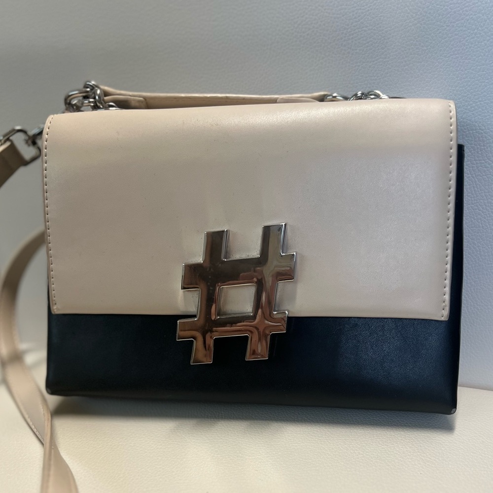 Zara Black&Beige Crossbody Bag